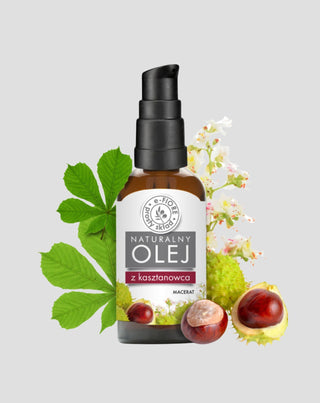 Natural chestnut seed oil (macerate) to strengthen blood vessels E-Fiore - 1