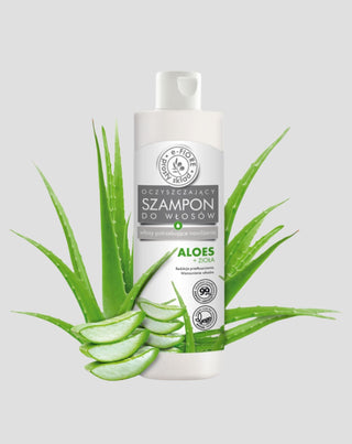 Purifying hair shampoo based on aloe vera and herbs for daily use E-Fiore - 1