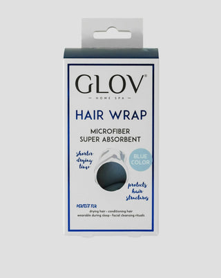 White Hair Drying Turban for All Hair Types Hair Wrap Glov - 2