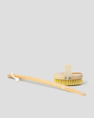 Body Massage Brush with Beech Wood and Detachable Handle no. 2 Hhuumm - 1