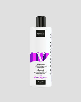 Cooling Colour Shampoo for Blonde and Grey Hair Professional Vis Plantis - 1
