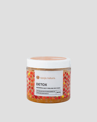 Sugar body scrub 100% natural oil exfoliating Detox Opcja Natura - 1