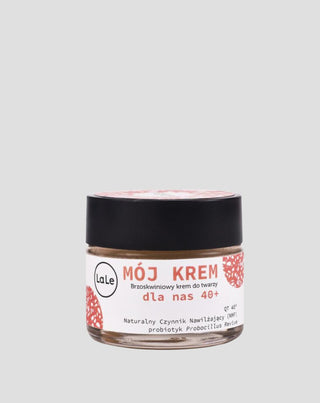 Moisturizing peach face cream Mój Krem with probiotic 40+ La-Le - 1