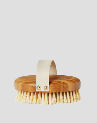 Bamboo brush with agave for dry body massage Crystallove - 1