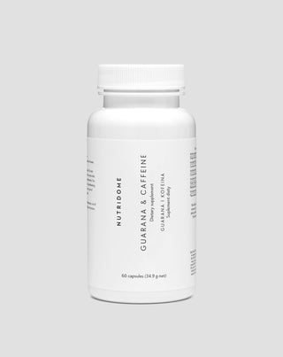 Guarana and caffeine for concentration, focus, and higher energy levels Nutridome 60 pcs - 1