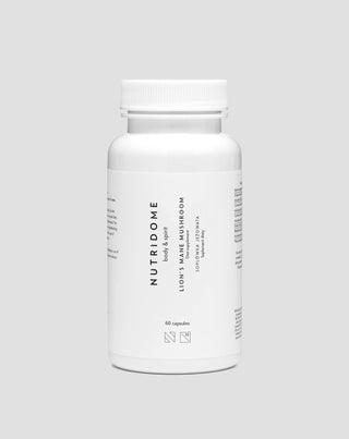 lion's mane supplement with lion's mane for memory and brain function nutridome 60 capsules_1 - 1