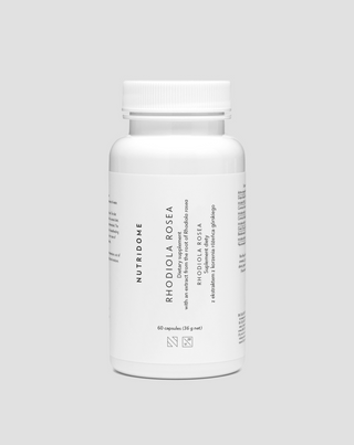Rhodiola Rosea for Stress, Fatigue, Memory & Focus Nutridome 60 Capsules - 1