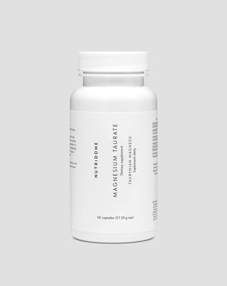 Magnesium taurinate gentle on the stomach for leg cramps, calves, fatigue and stress Nutridome 60 capsules - 1