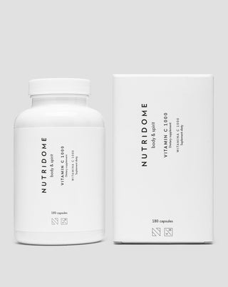 Vitamin C 1000 for immunity and collagen synthesis Nutridome 180 capsules - 3