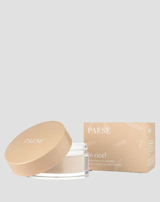 Setting and Mattifying Loose Rice Powder, Light Beige Shade Hi Rice Paese - 4