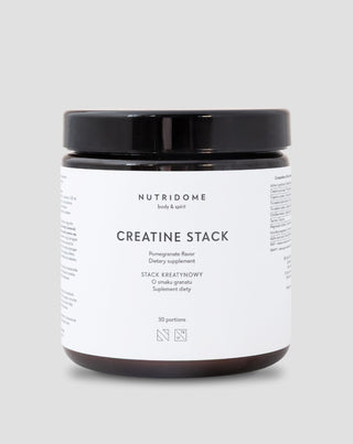Creatine stack with magnesium, ALA acid and taurine for greater strength and performance Nutridome 300g - 1