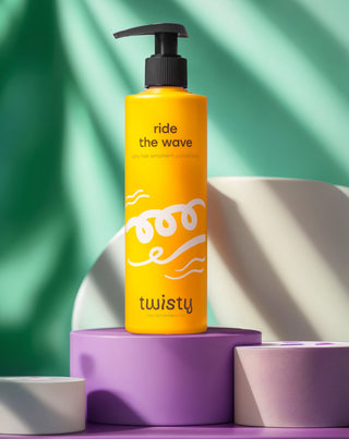 Twisty emollient conditioner for curly hair with rose and hemp oil - 3