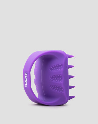Twisty soft silicone scalp massager to stimulate microcirculation - 1
