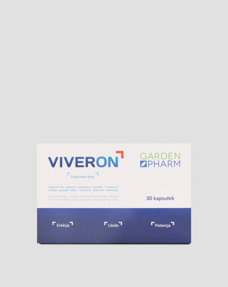 GardenPharm Viveron libido and potency tablets with ginseng and tribulus terrestris 30 capsules - 1