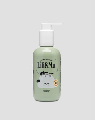 Lili&Mu baby shampoo and bath gel for infants, suitable for babies from day one of life - 1