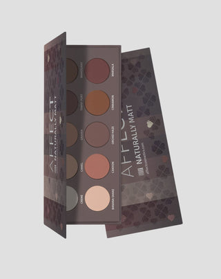 Naturally Matt Pressed Eyeshadows Palette Affect Professional Cosmetics - 1