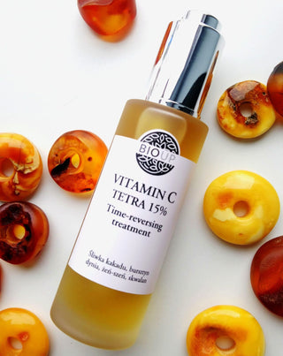 Serum Vitamin C Tetra 15% Time-reversing treatment z bursztynem i żeń-szeniem BIOUP_1 - 2