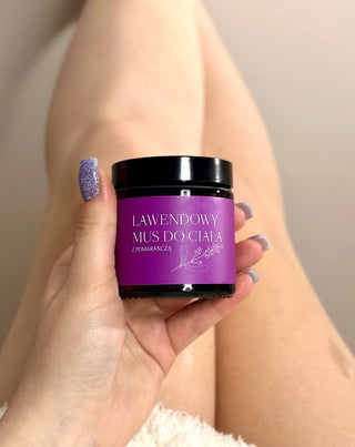 Lavender Body Mousse for Irritated and Dehydrated Skin with Lavender Oil Mglife - 3