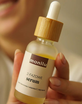 Two-Phase Night Serum for Dry Skin with Hyaluronic Acid and Vitamin C Manilu - 4