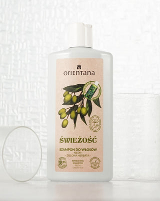 Anti-Dandruff Ayurvedic Honey and Green Tea Shampoo Orientana - 3