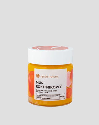 Natural sea buckthorn mousse for body for dry and dull skin Opcja Natura - 1