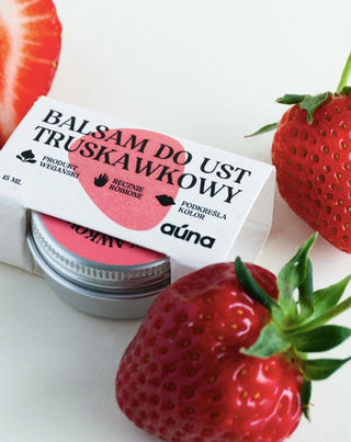 Strawberry Lip Lotion Enhancing Lip Colour and Adding Shine Auna - 4