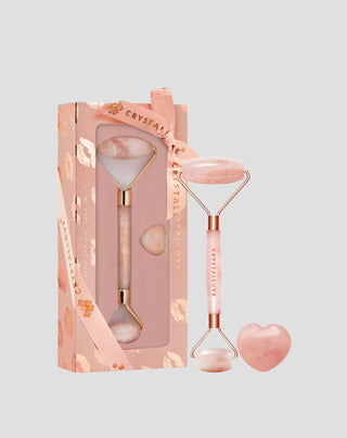 Facial massager made of rose quartz love stone Selflove set Crystallove - 1