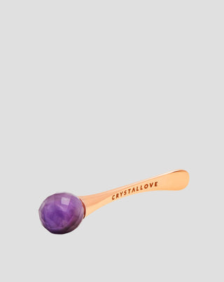 3D Eye Massager with Amethyst and Cream Applicator Crystallove_3 - 3