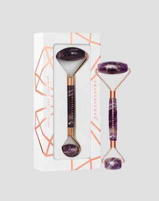  Amethyst Face Massager harmony, soothing and calming stone roller  Crystallove - 1