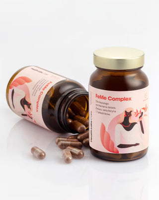 Iron Absorption Enhancing Supplement FeMe Complex Health Labs Care 60 Capsules - 3