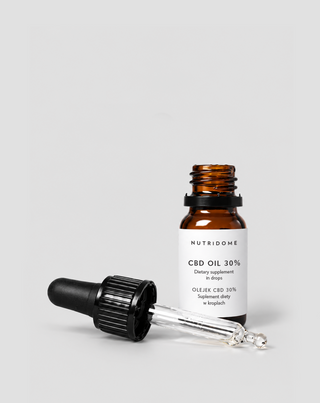 CBD oil 30% drops, broad spectrum, THC-free, with CBG and CBN, Nutridome - 4