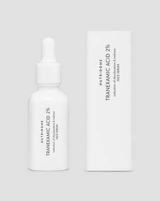 Nutridome tranexamic acid 2% face serum for dark spots and redness, for sensitive skin