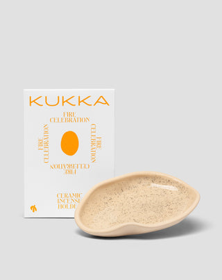 Kukka Palo Santo handmade ceramic coaster - 1