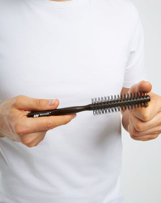 Monolith beech wood Quiff hair styling brush - 2